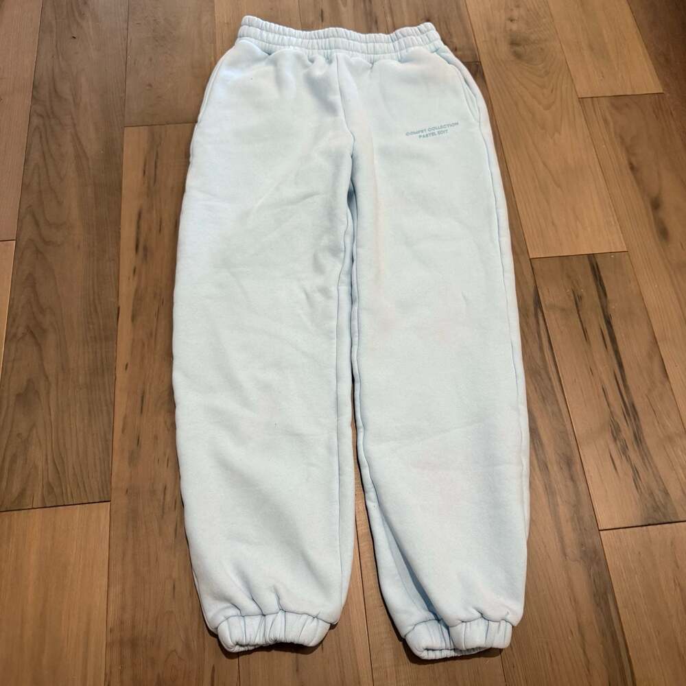 COMFRT Collection Pastel Edit Unisex Light Blue Sweatpants Joggers Size M